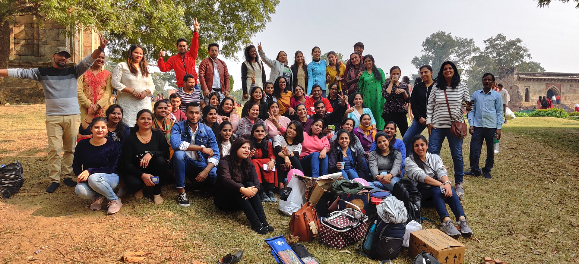 CRIA Foundation team with children